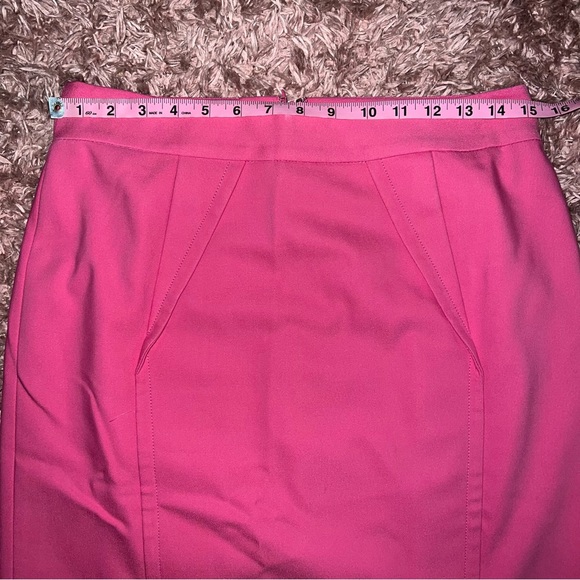 Antonio Melani Bubble Gum Pink Girly Pencil Skirt Size 8 - Picture 8 of 9
